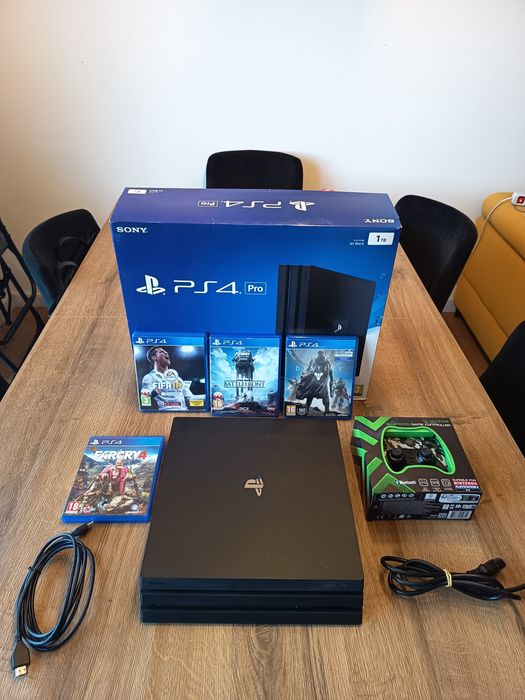 PS4 Pro 1TB | Cichutka (Thermal Grizzly) | Pełny Serwis & Gry!