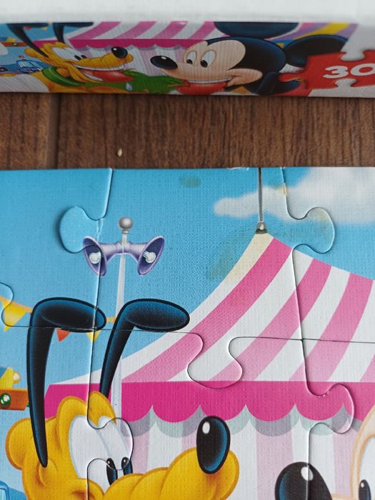 Puzzle Trefl 3 x 30 elementów Bob Budowniczy Myszka Miki Super Wings