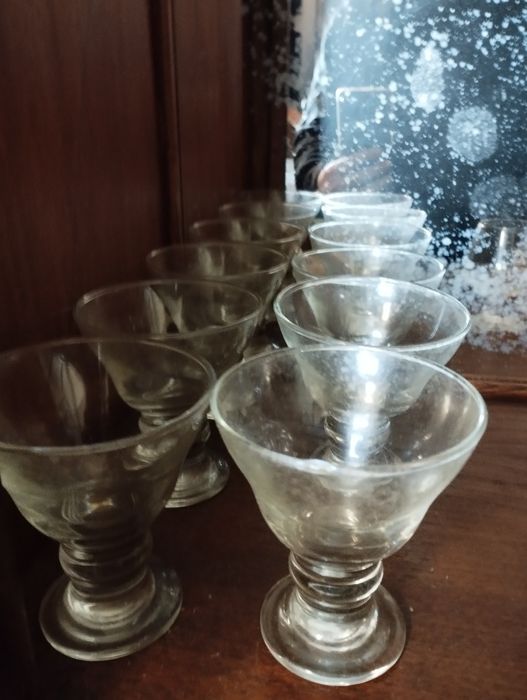 Taças de sobremesa em cristal
