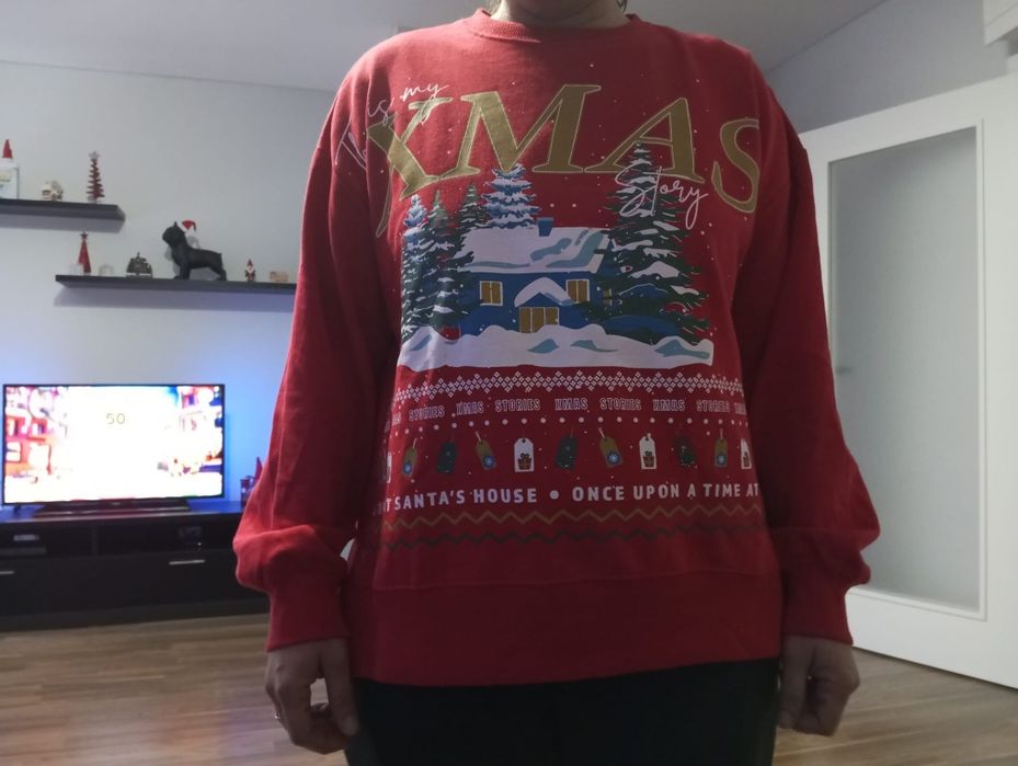 Camisola Natal como nova
