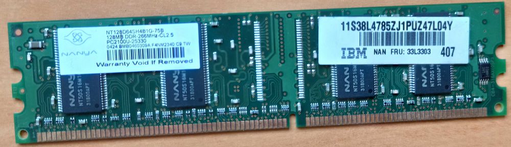 128MB DDR DIMM RAM Memory442369857563535360