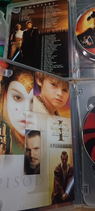 Dvd's star wars 1 e 3