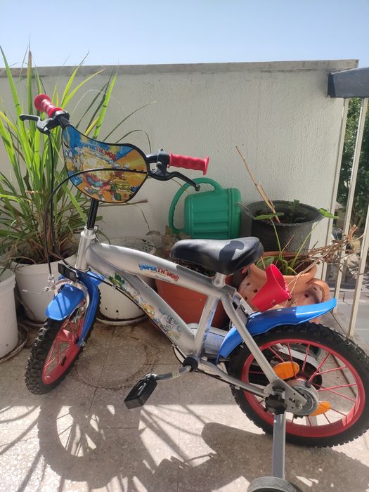 Toisma SuperThings Bicicleta para crianças com rodinhas removíveis