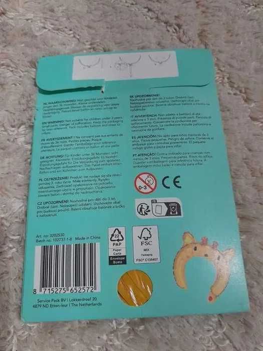 Nowy Balon foliowy Tiara Korona opaska Wyprzedaż !!