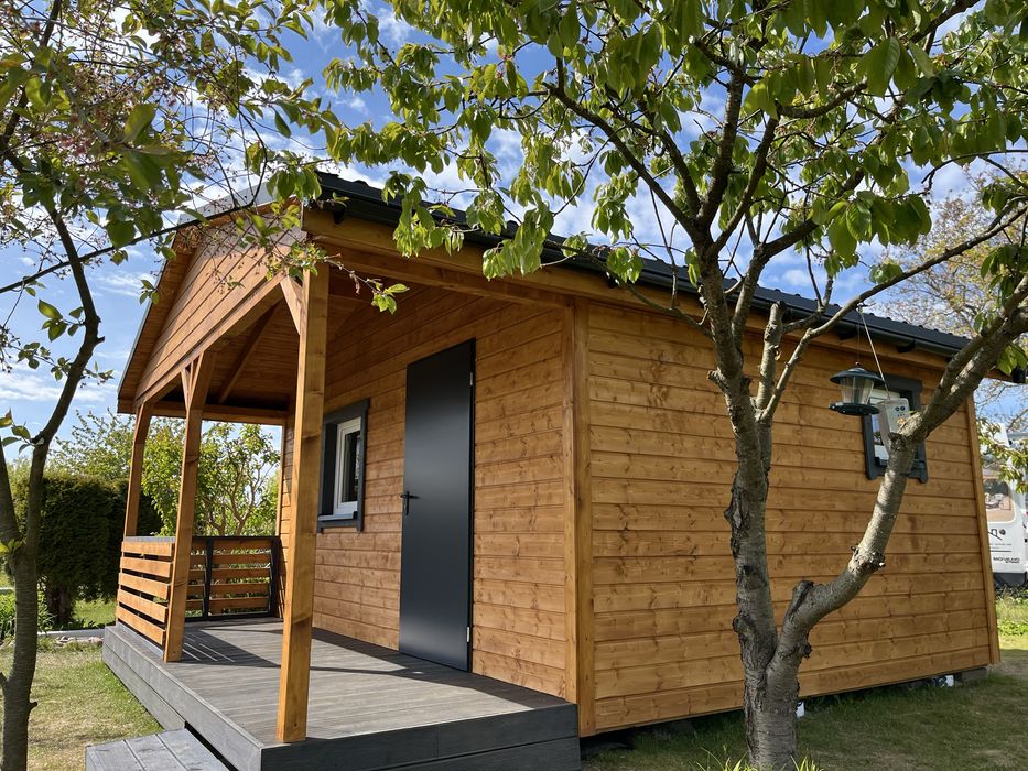 domek drewniany altana taras pergola