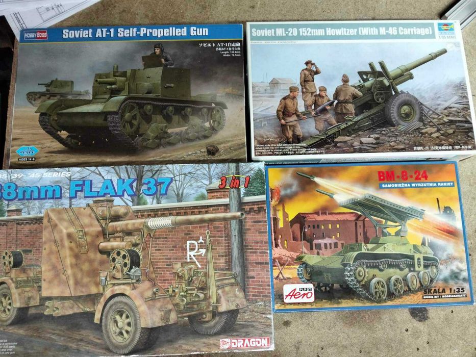 Збірні моделі в 1-35 масштабі!!!