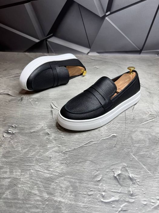 Кожаные мокасины лоферы 40-45
