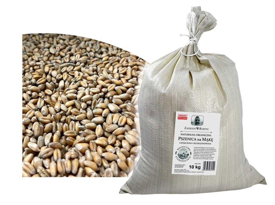 PSZENICA na Mąkę BIO do Thermomixa Młynka 10 KG EKO