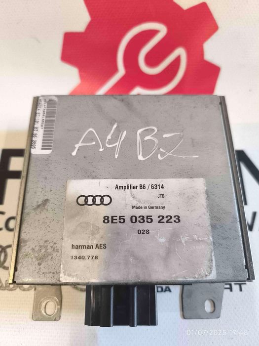 Amplificador de Colunas AUDI A4 B7 2.0 TFSI (147 kW / 200 cv) [11.2004 - 06.2008] 8E5035223 (OEM) | 1340778 (OEM) | B66314 (OEM)