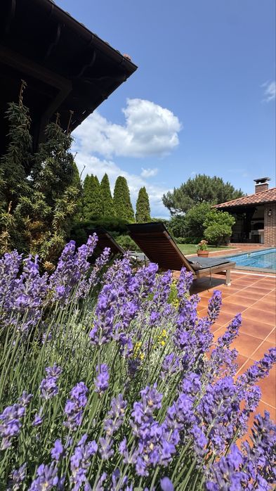 Атмосфера уюта в Совиньоне . Дом в испаском стиле с басскйном