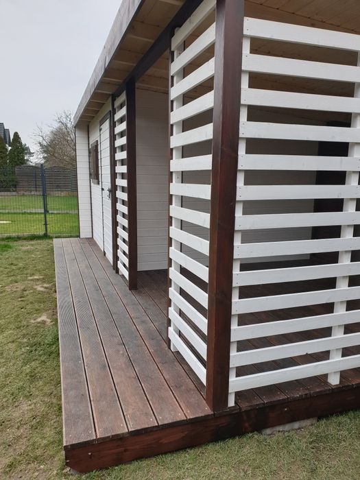 Domek Narzędziowy 6x3 z Tarasem Altana Altanka Domek Ogrodowy