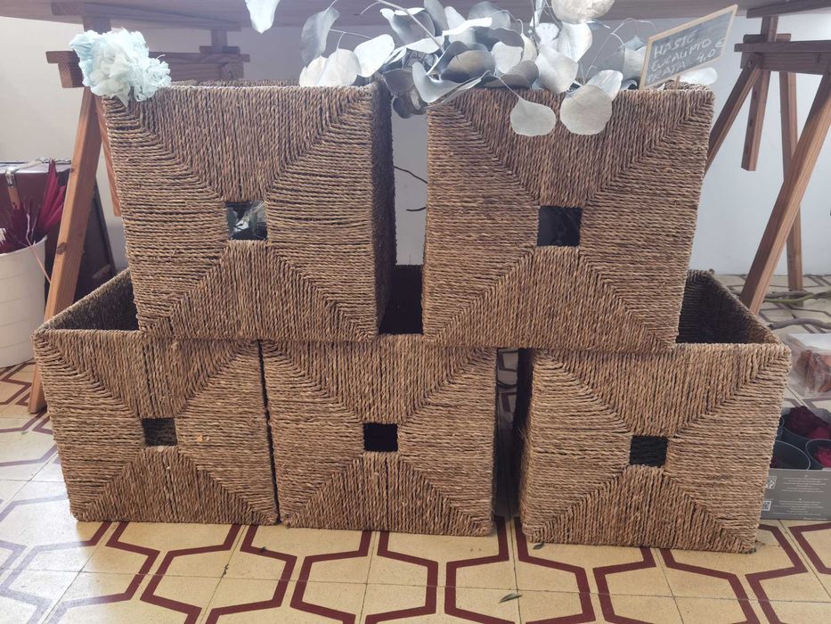 5 Cestos para estante Kallax