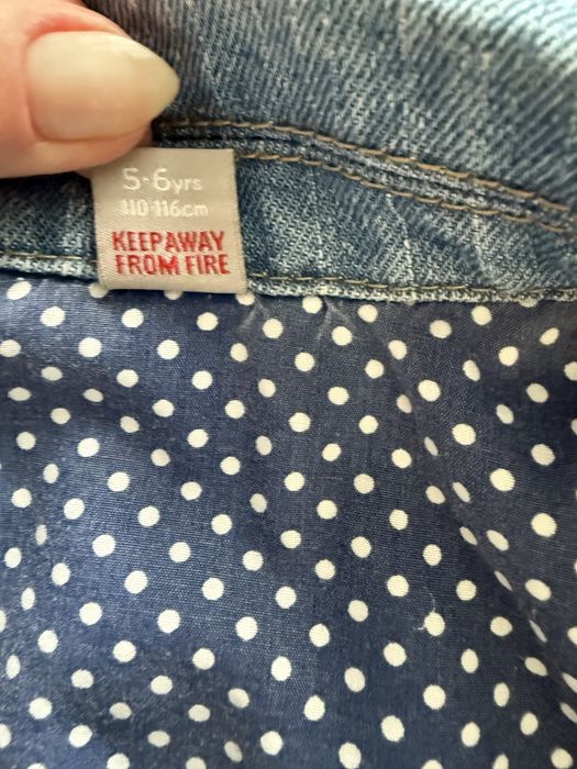 Джинсова куртка 5-6 р