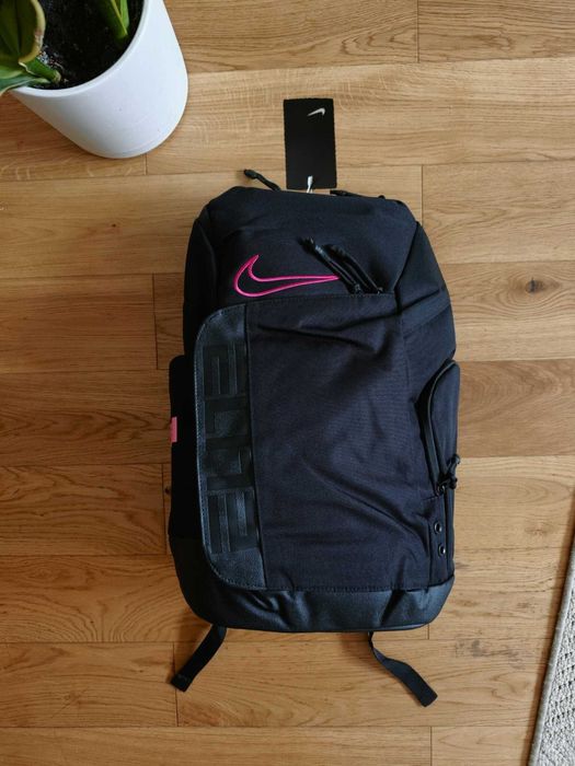 Nike Elite Plecak nowy czarny różowy sportowy koszykarski torba treningowa nba jordan