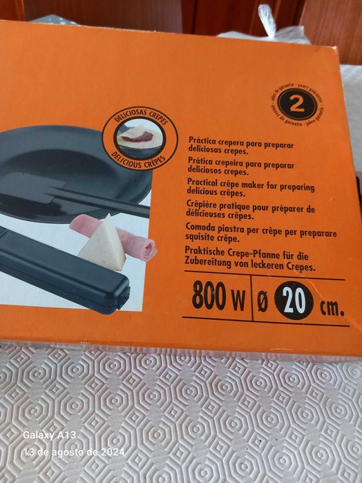 Máquina de crepes grande