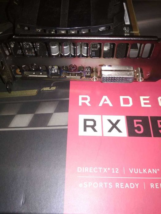 Видеокарта Asus PCI-Ex Radeon RX550 2GB, рабочая