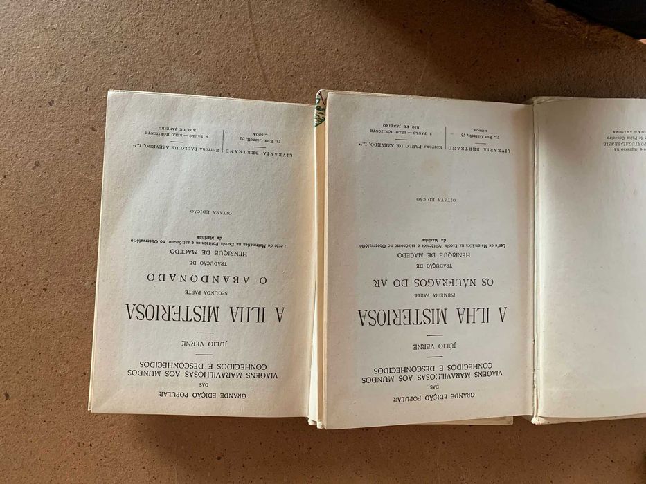 A Ilha Misteriosa - 2 Volumes - Julio Verne