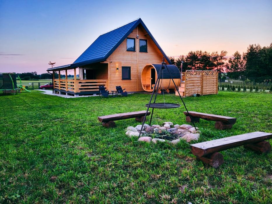 Domek SOPLE Mazury | PRYWATNE SPA: Sauna, Jacuzzi | 3 Sypialnie