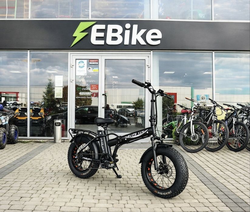 Електровелосипед Fatbike ELITE LUX 20" (800W, 48V 21Ah) + подарунок