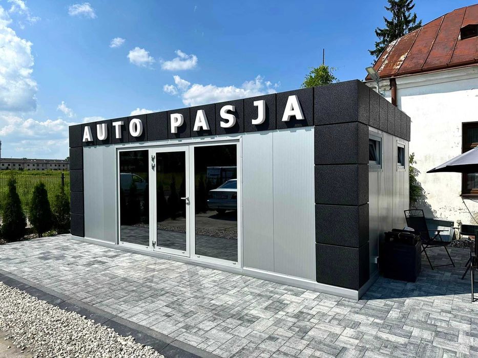 Pawilon z płyty warstwowej sklep magazyn butelkomat Garaż Kiosk