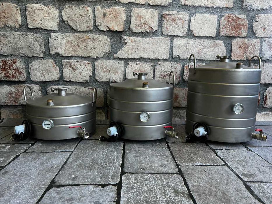Destylator MIEDZIANY PotStill / Kocioł 30-100l / Z Aromatyzatorem [Zestaw na fi54] Na Bimber, Owoce, Zboża