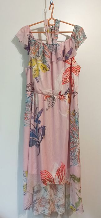 Sukienka asymetryczna midi