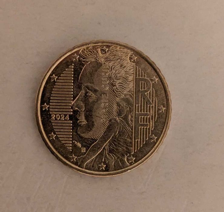 Moeda - 50 cêntimos / 0,50€ - França - 2024