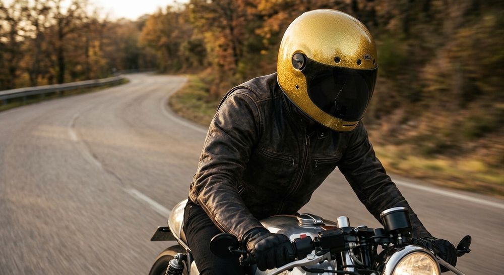 Kask motocyklowy Bell Bullitt r. M Golden Flake