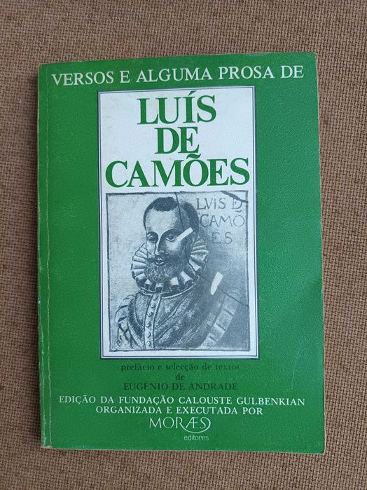 Livro " Versos e Alguma Prosa de Luís de Camões "
