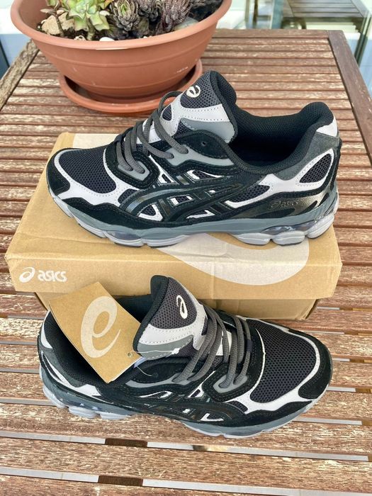 Asics Running/Sport Preto e Cinza – Novas com Caixa