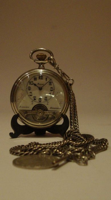 Corrente em Prata de Relógio de Bolso