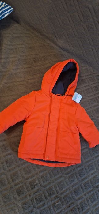 Nowa kurtka dla chłopca 0-3 msc z kapturem