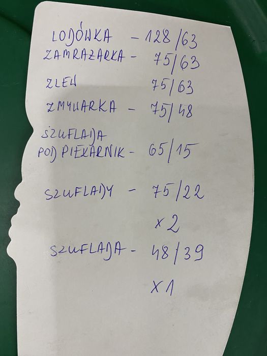 Fronty na wysoki polysk z uchwytami
