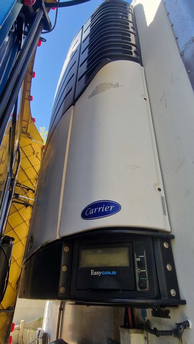 Naczepa chłodnia LeciTrailer zabudowa Frappa agregat Carrier tył roleta 2012