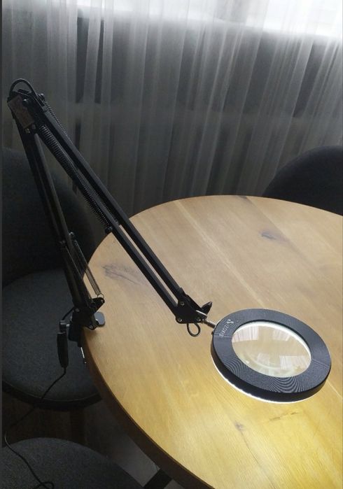 Lampa lupa led 10x biurkowa kosmetyczna z regulacją