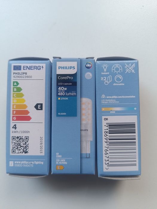 Zarowka  Led Philips Core pro G9 4 Watt