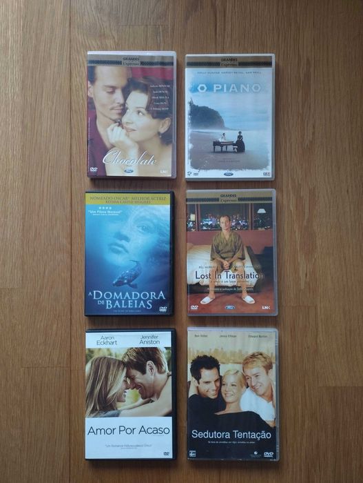 Filmes: Chocolate O Piano Domadora de Baleias Lost in Translation...