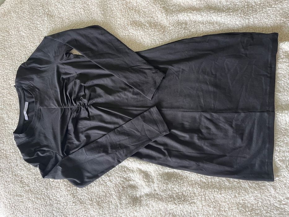 Basic czarna sukienka mini Sinsay S