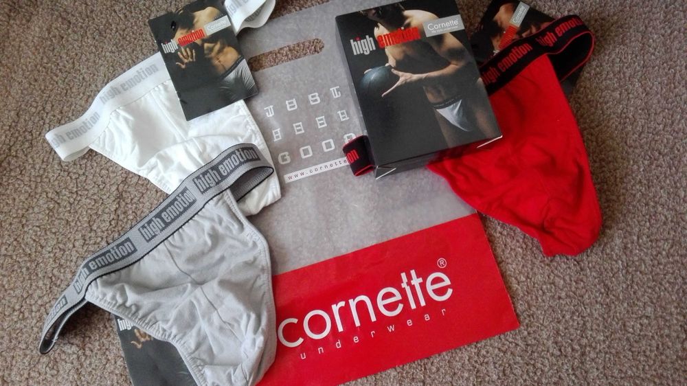 Stringi męskie High Emotion Cornette Nowe