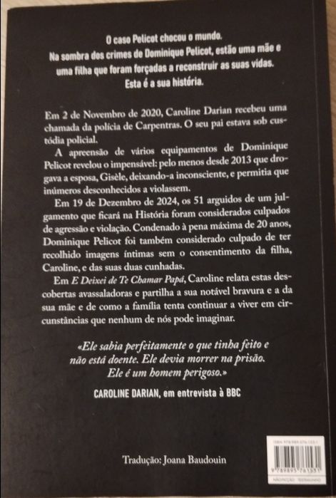 "E Deixei de te Chamar Papá" - Caroline Darian  (