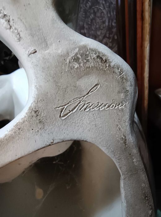 Escultura Italiana Galgo Cerâmica