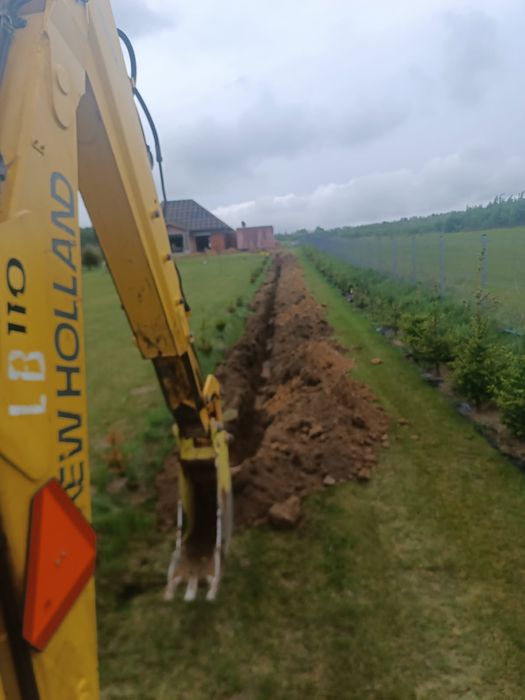 Usługi koparko ładowarką