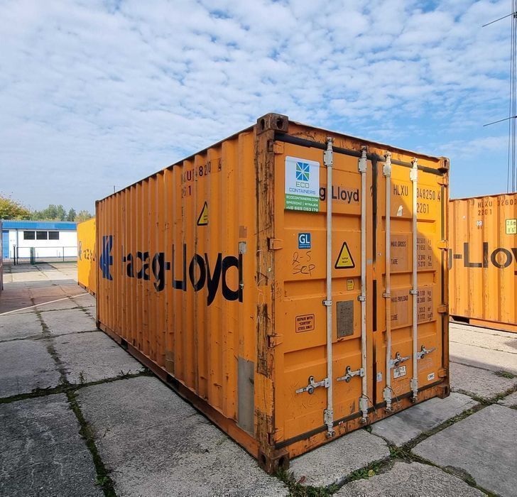 Kontener morski 20'DC używany magazyn 6m 20'DV / NJ