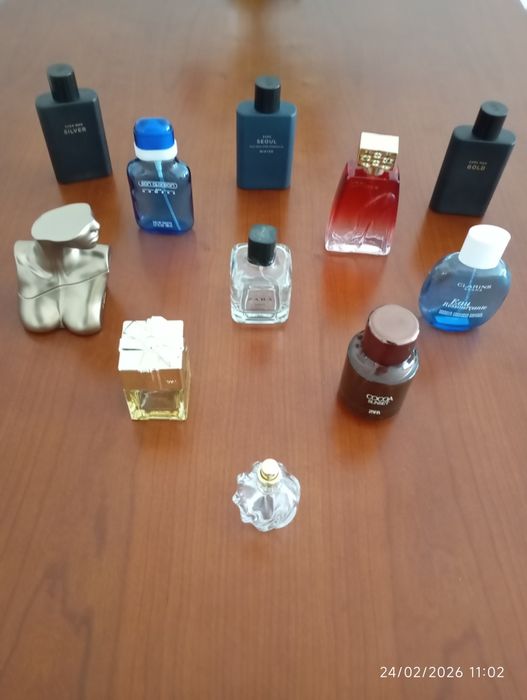 Frascos perfumes vazios