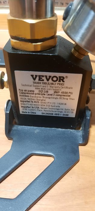 Pompka do wiatrówek PCP z końcówką