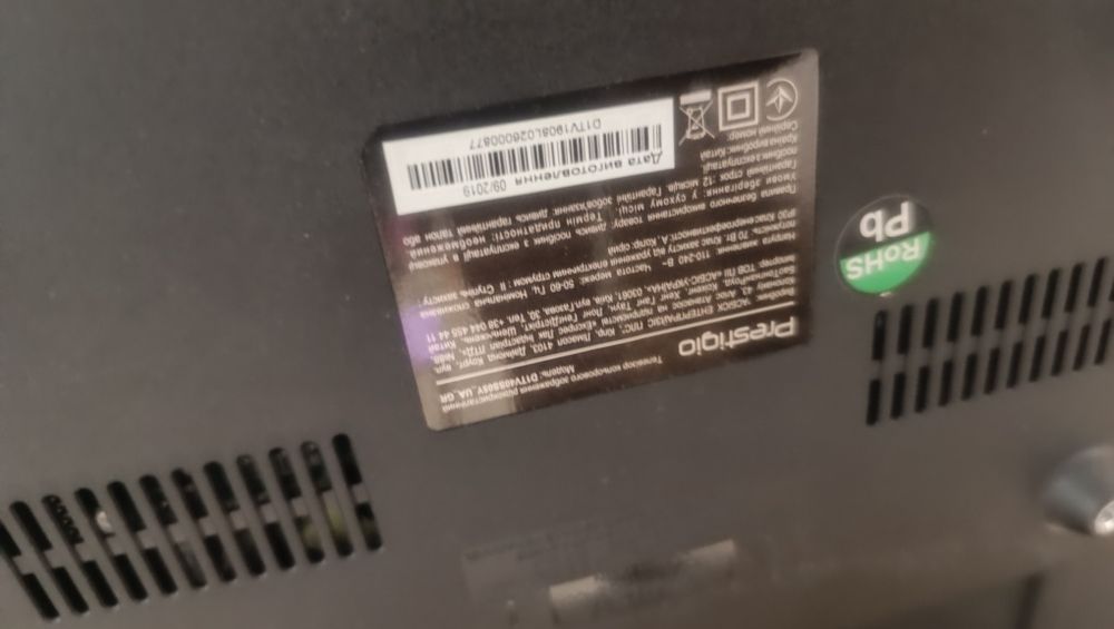 40 дюймов Prestigio D1TV40SS05Y_UA_GR Smart WI-FI