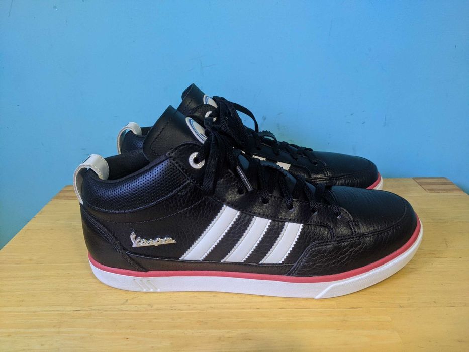 Кроссовки ботинки кожаные Adidas Vespa Pk Mid