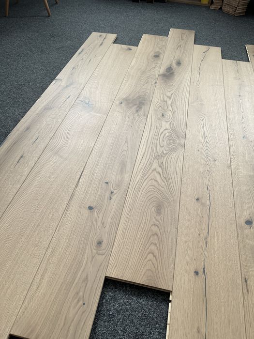 Deska Drewniana Dąb Rustic 15x190x2000mm 4faza, Olej UV x2 POSEN