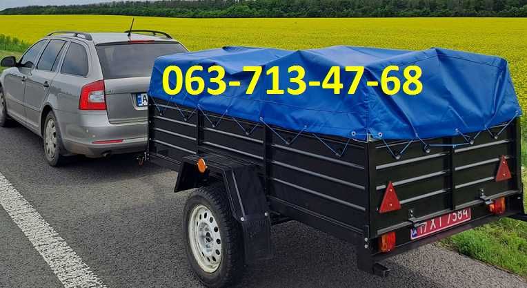 Прицеп причіп новий 2300*1300*500 посилен на 1250 Доставка Документи