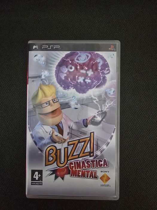 Buzz! Ginástica Mental - PSP - Jogo + Caixa + Manual (COMPLETO)